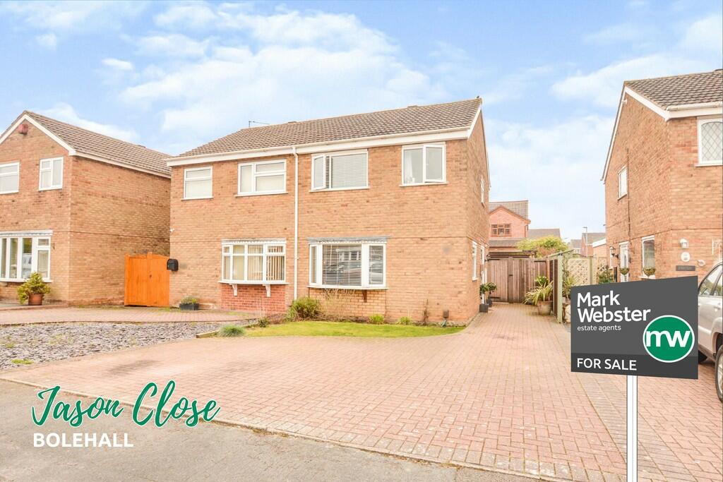 3 bedroom semidetached house for sale in Jason Close, Bolehall, B77