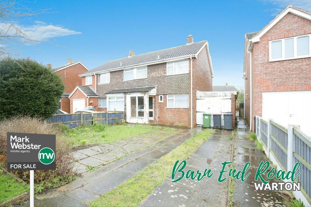 3 bedroom semidetached house for sale in Barn End Road, Warton, B79