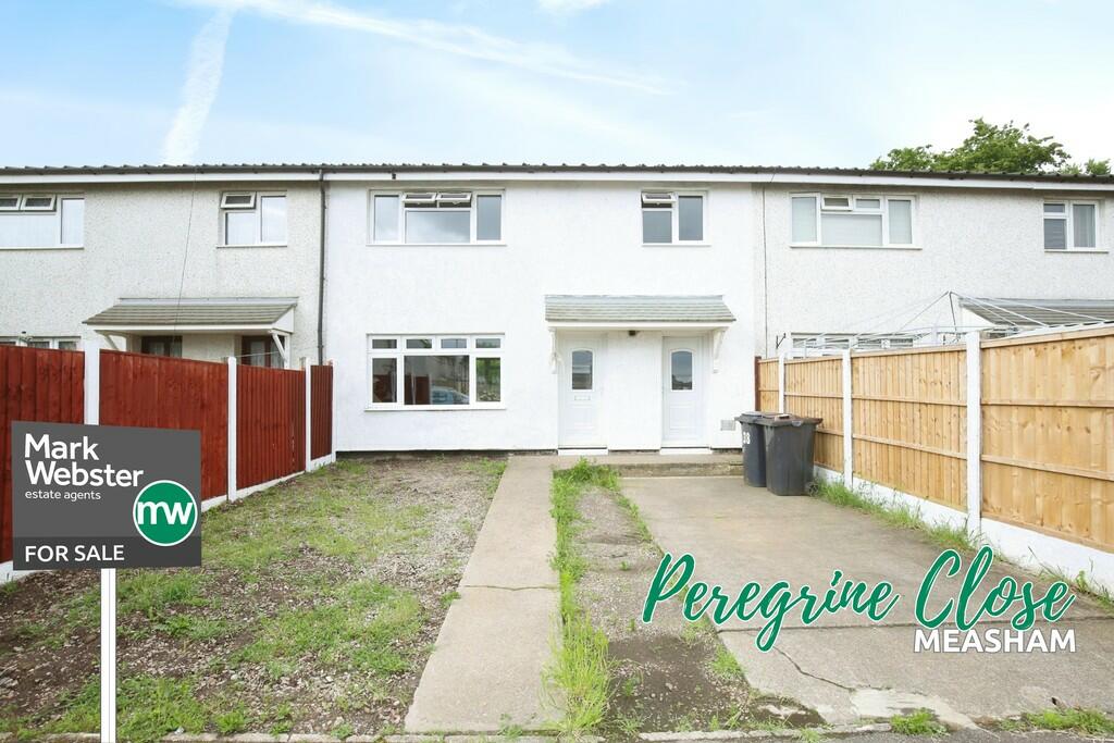 3 bedroom terraced house for sale in Peregrine Close, Measham, DE12