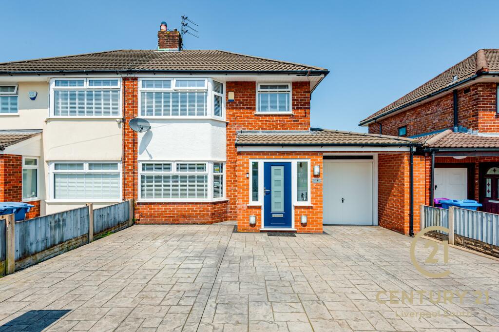 3 bedroom semidetached house for sale in Charterhouse Road, Woolton, L25