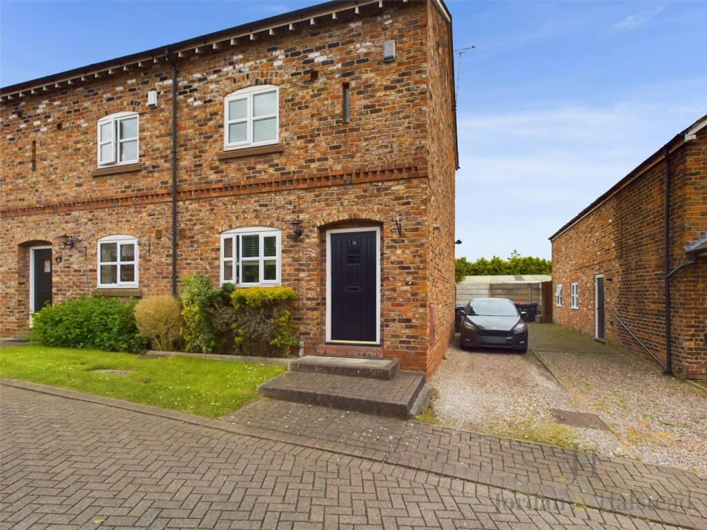 3 bedroom semidetached house for sale in Meadowside Mews, Saughall