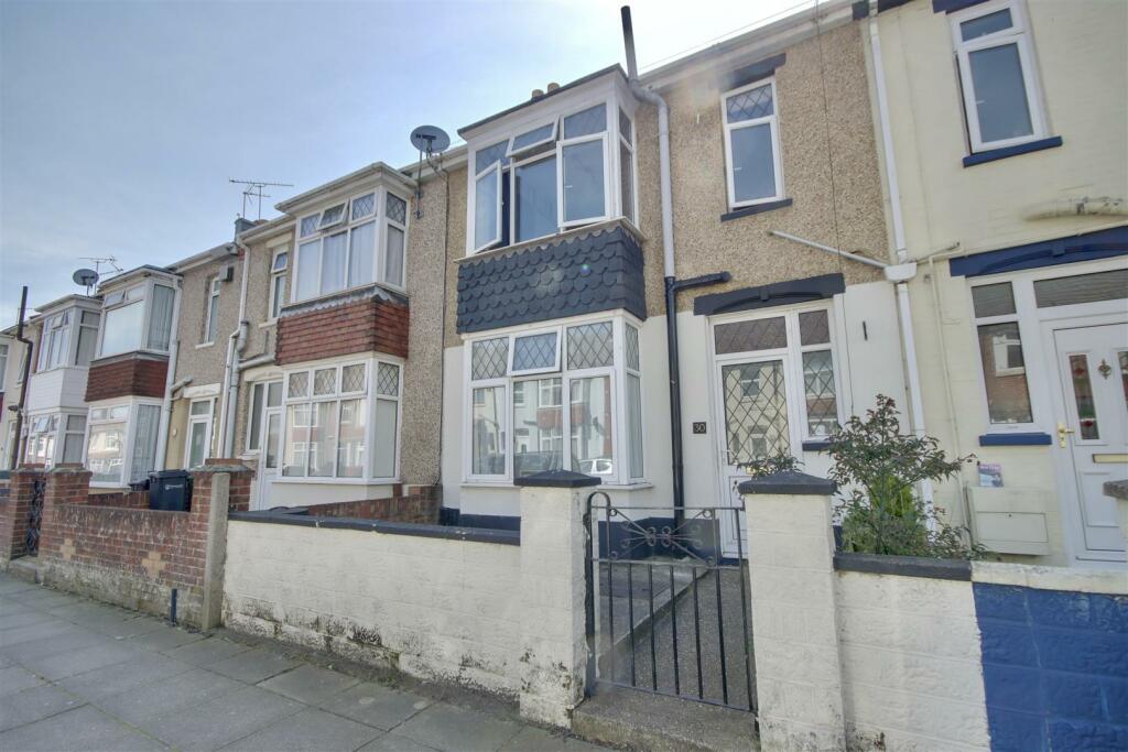 3 bedroom terraced house for sale in Locarno Road, Portsmouth, PO3