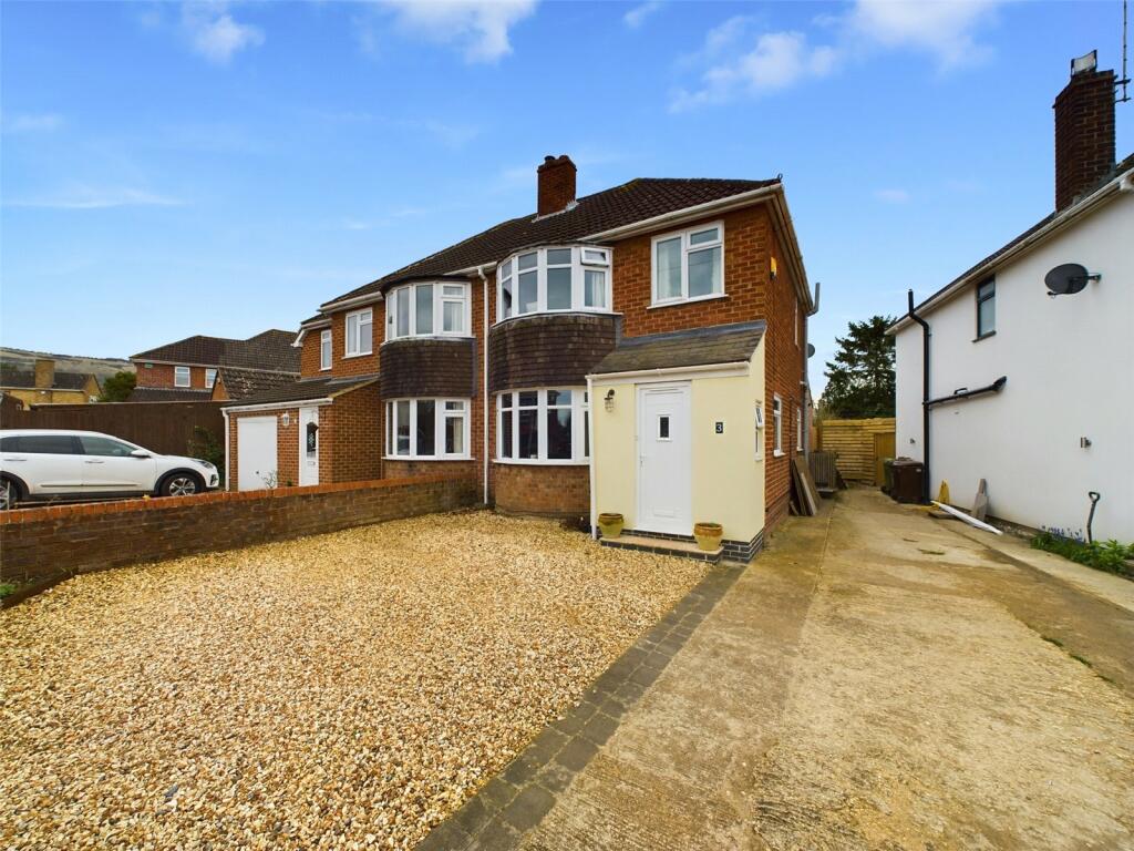 3 bedroom semi-detached house for sale in South View Way, Prestbury, Cheltenham, Gloucestershire, GL52