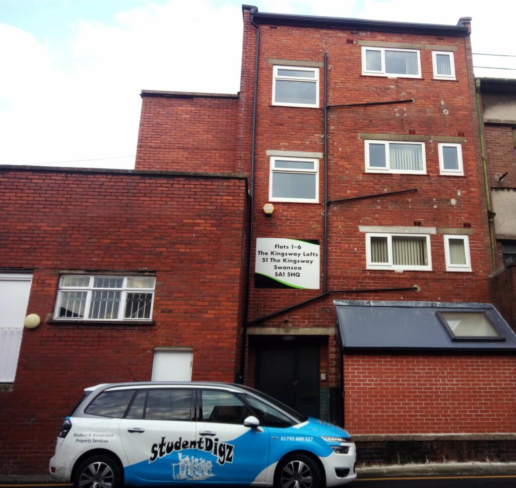 1 bedroom flat for rent in The Kingsway, City Centre, Swansea, SA1