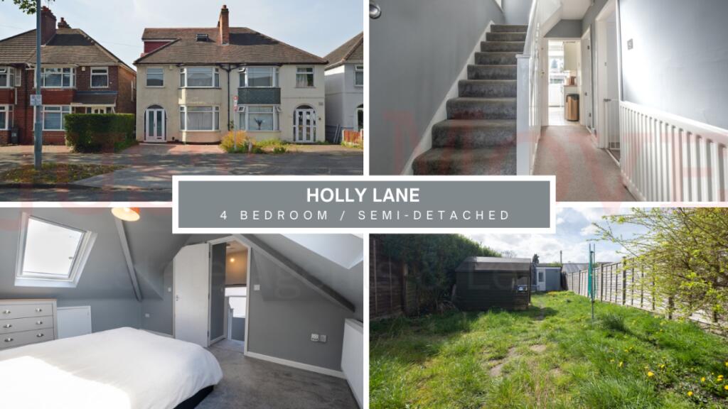 4 bedroom semidetached house for sale in Holly Lane, Erdington