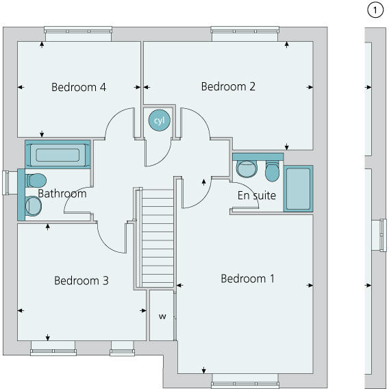 First floor plan