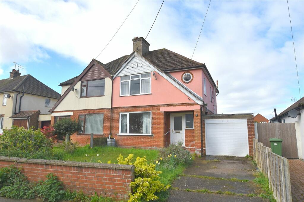 3 bedroom semi-detached house for sale in The Street, Rushmere St. Andrew, Ipswich, Suffolk, IP5