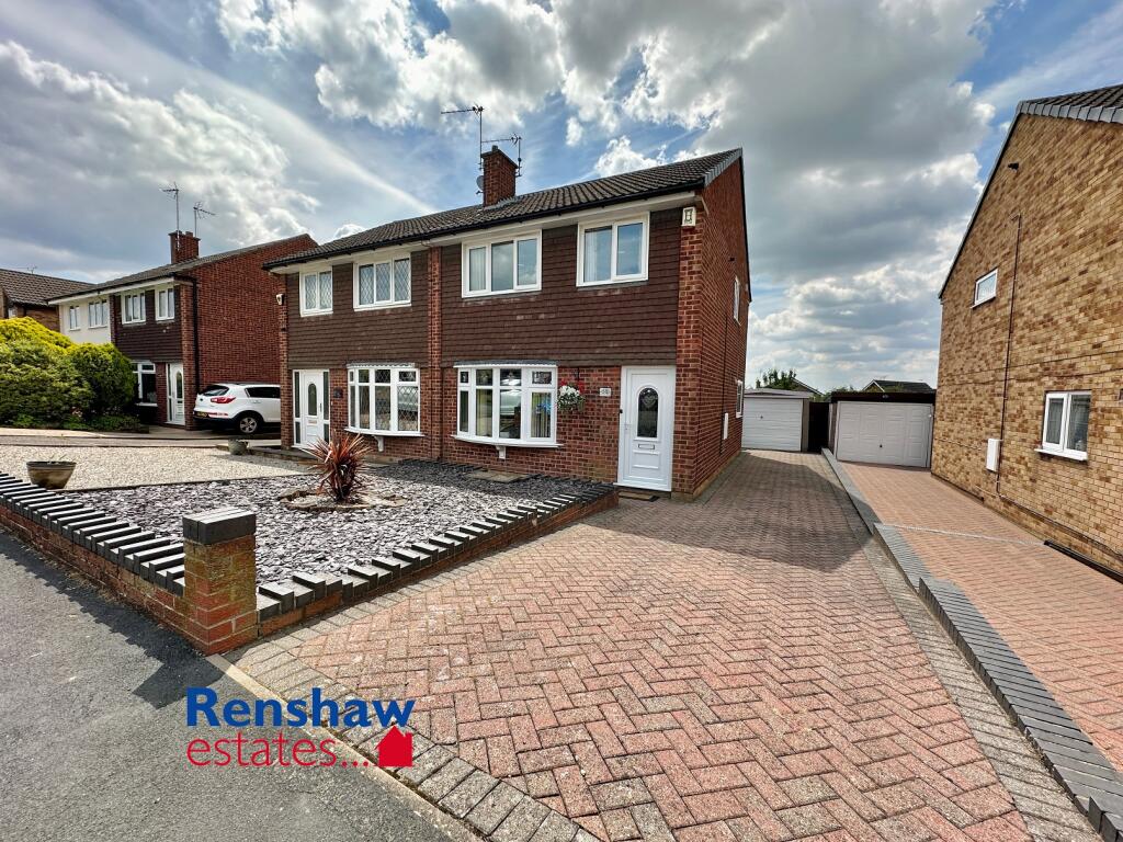 3 bedroom semidetached house for sale in Kedleston Drive, Shipley View, Ilkeston, DE7
