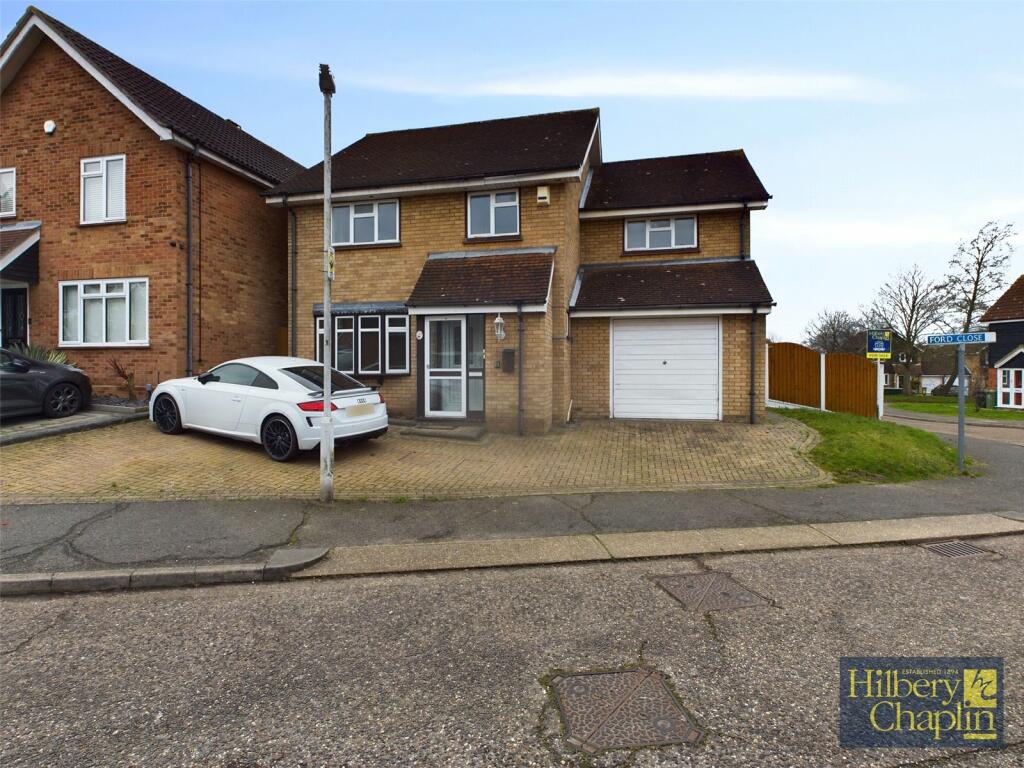 4 bedroom detached house for sale in Ford Close, Laindon West, Essex, SS15