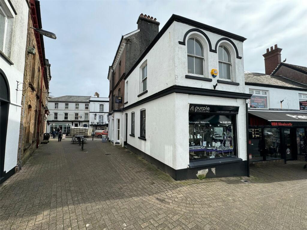 High street retail property for sale in Holsworthy, Devon, EX22