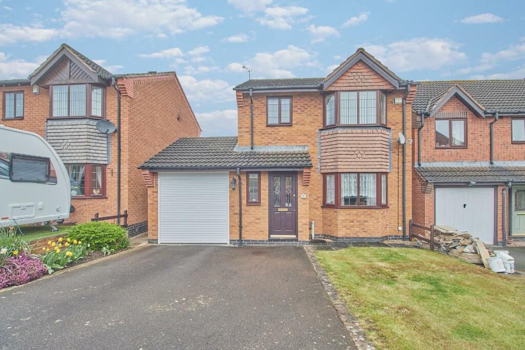 3 bedroom detached house for sale in The Poplars, Earl Shilton, LE9