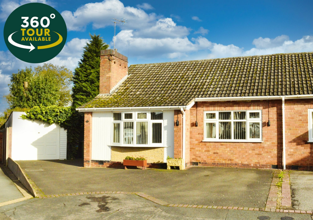 2 bedroom semidetached bungalow for sale in Elwin Avenue, Wigston