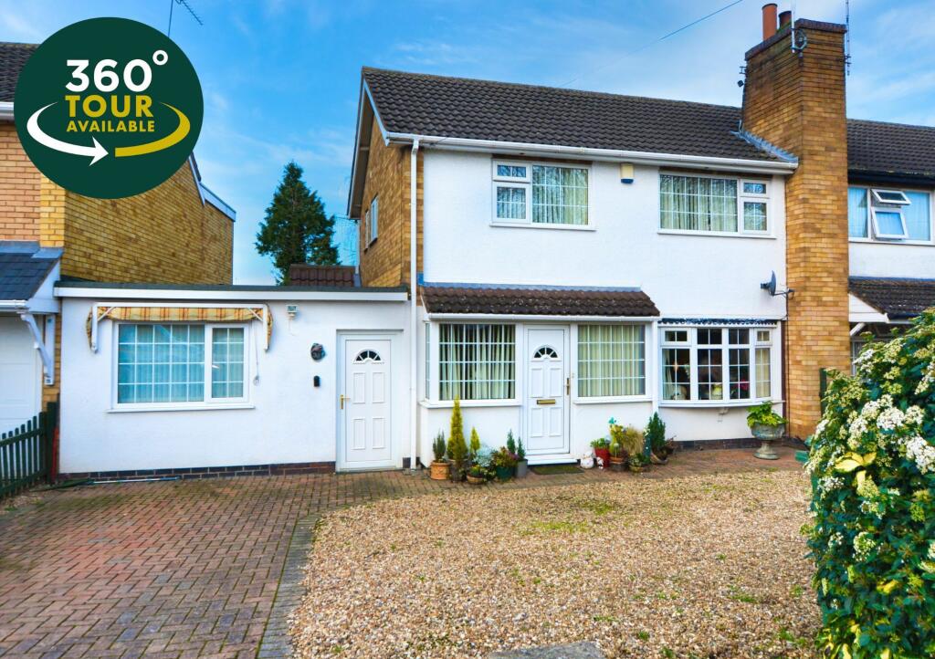 3 bedroom semidetached house for sale in Dorset Avenue, Wigston