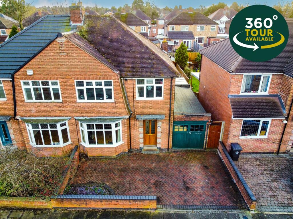 3 bedroom semi-detached house for sale in Highgate Drive, West Knighton, Leicester, LE2