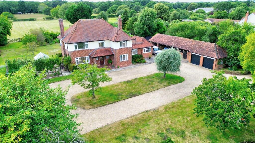 5 bedroom detached house for sale in Bashley Common Road, New Milton ...