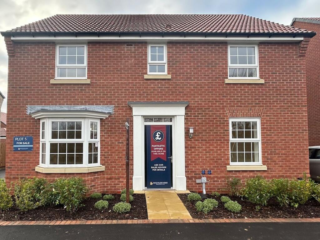 4 bedroom detached house for sale in James Ancaster Avenue, Corby Glen , NG33