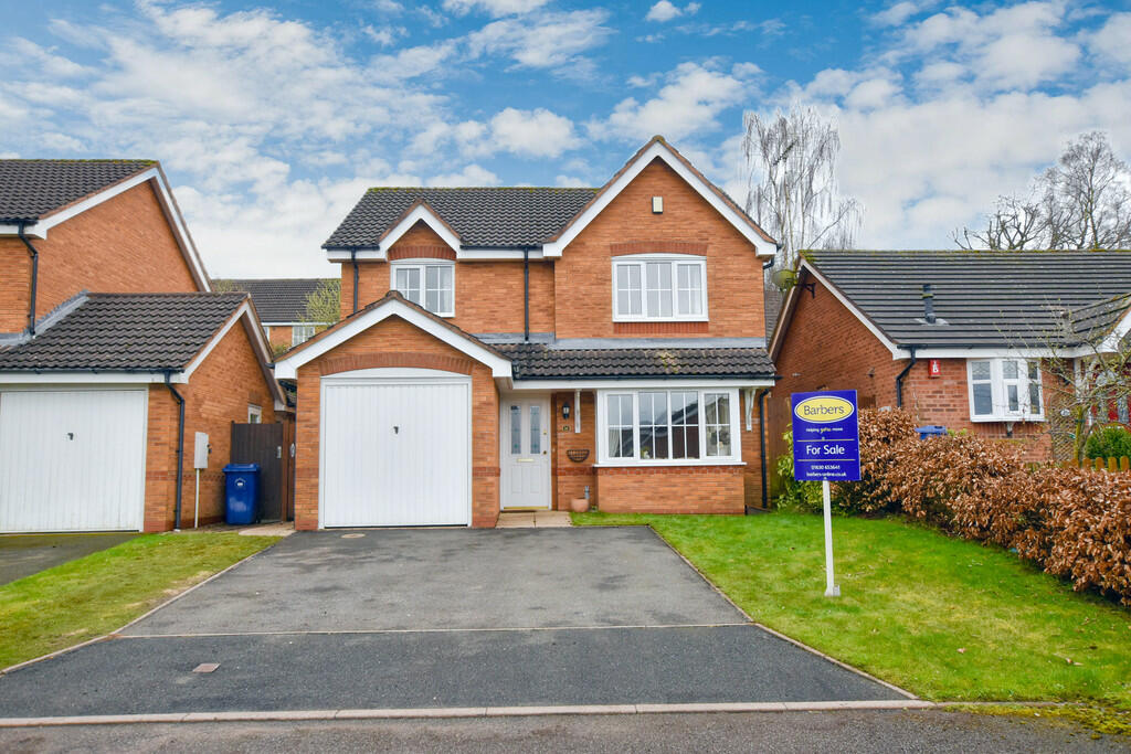 3 bedroom detached house for sale in Burntwood View, Loggerheads, TF9