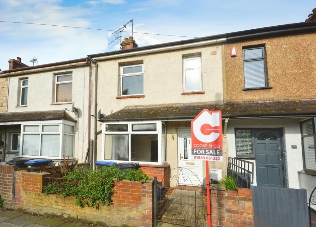 3 bedroom terraced house for sale in Hereson Road, Ramsgate, CT11