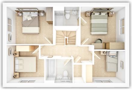The Kentdale first floor plan