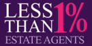 LESS THAN 1%, Northampton Estate Agent Logo