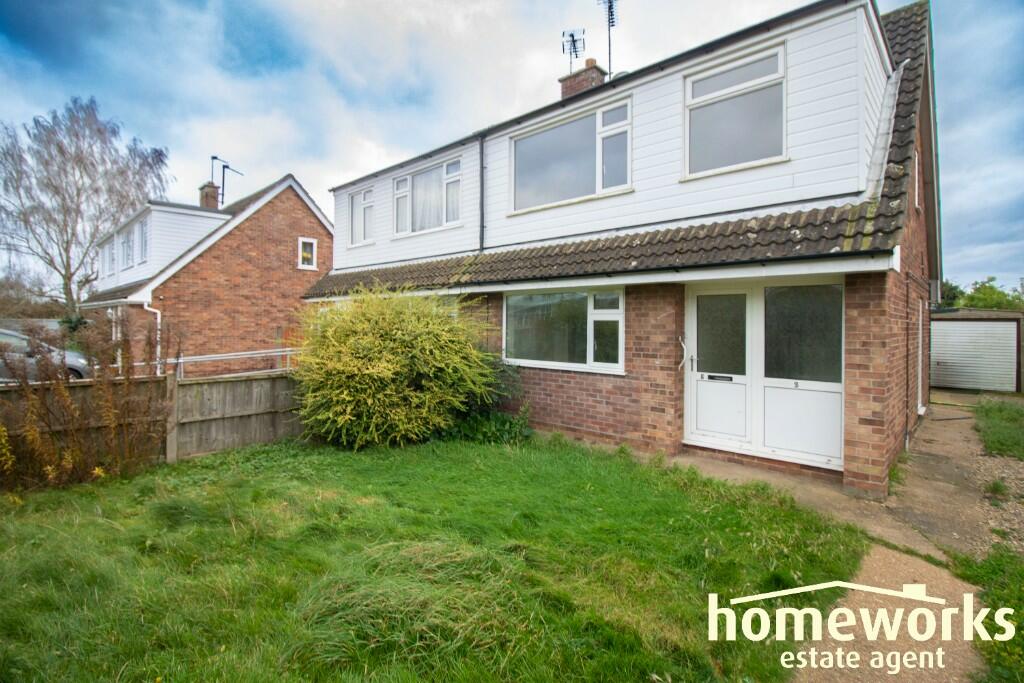 3 bedroom semidetached house for sale in St. Guthlac Close, Swaffham