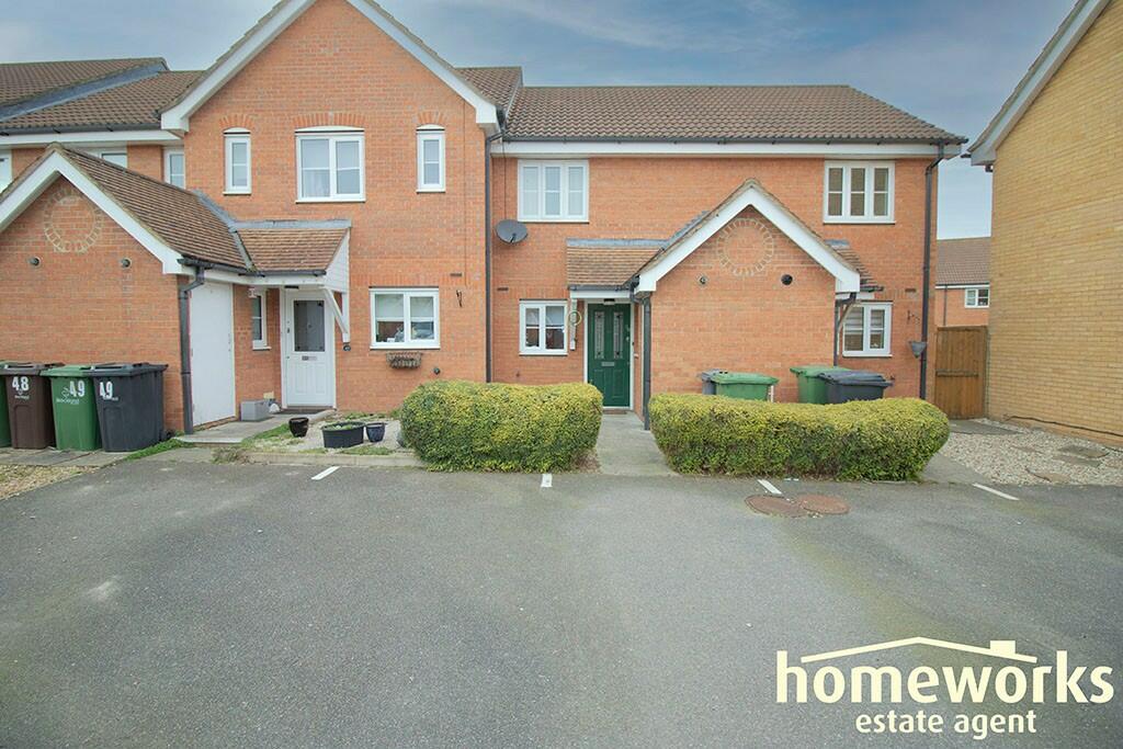 2 bedroom terraced house for sale in Helsinki Way, Dereham, Norfolk, NR19