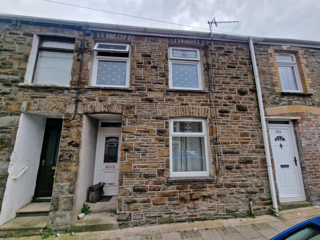 2 bedroom terraced house for sale in 32 Meadow Street, Pontycymer