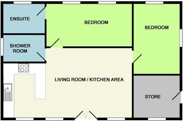 Annex Floor Plan The Green Walk E4 7ER