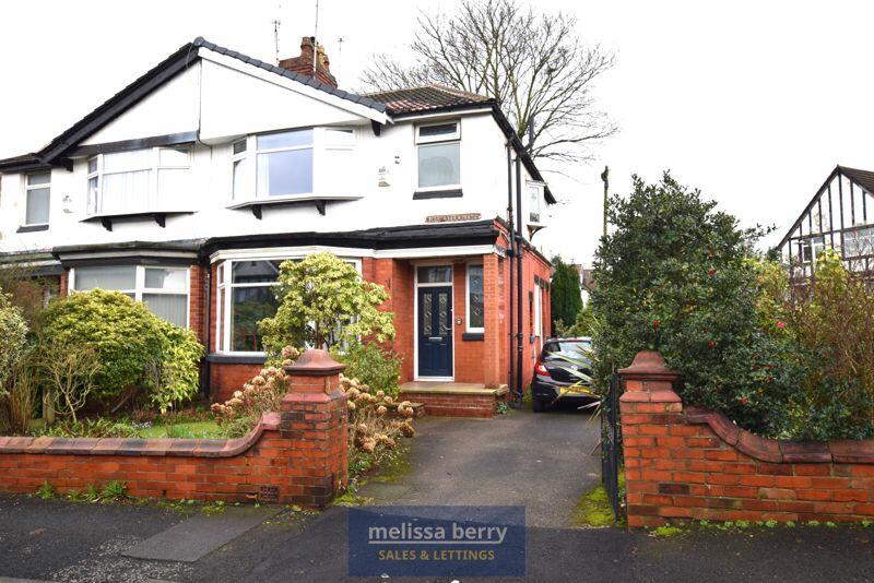 3 bedroom semidetached house for sale in Winchester Avenue, Prestwich