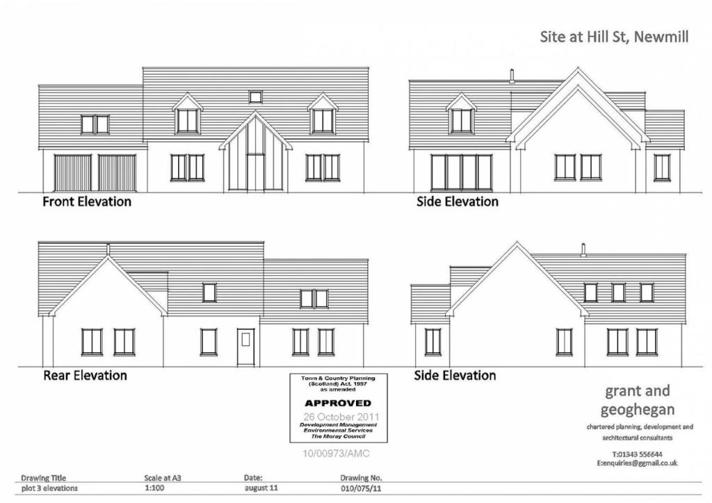 Additional property image - Plot 3  Hill Street, Newmill, Keith, AB55 6TY