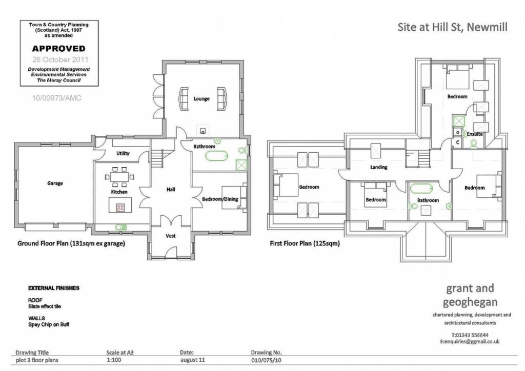 Additional property image - Plot 3  Hill Street, Newmill, Keith, AB55 6TY
