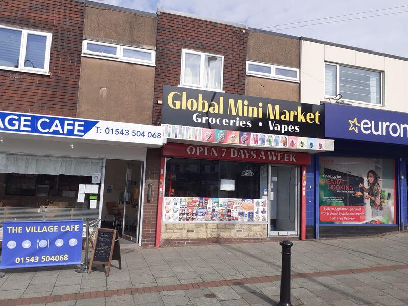 Main image of property: Ground-floor lock-up shop premises, 199 Cannock Road, Chadsmoor, Cannock, WS11 5DD