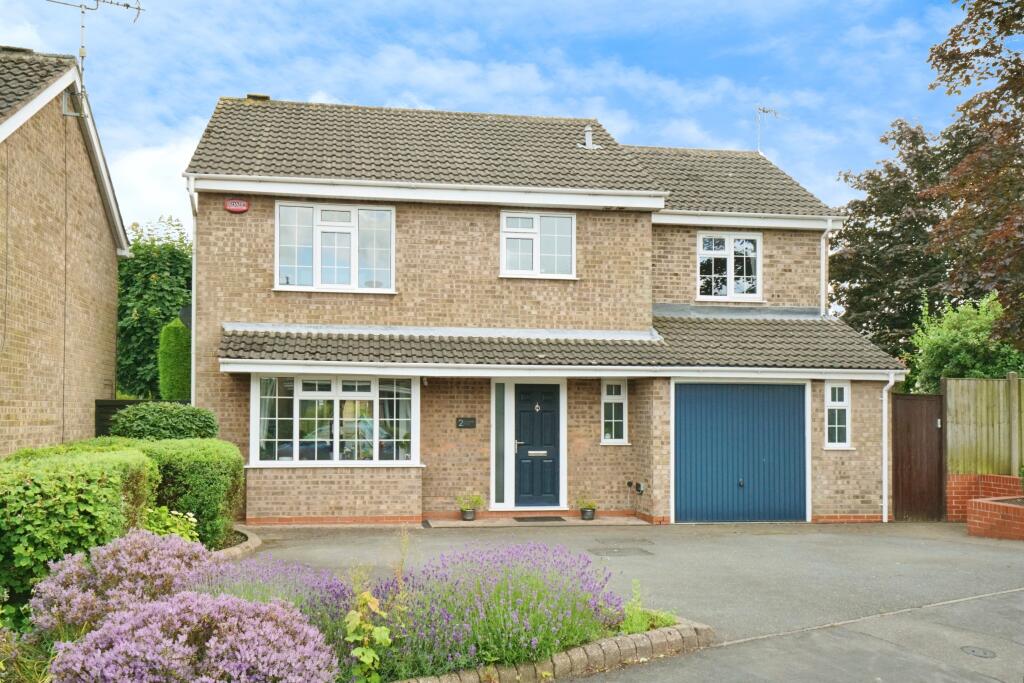 4 bedroom detached house for sale in Downside Drive, AshbydelaZouch