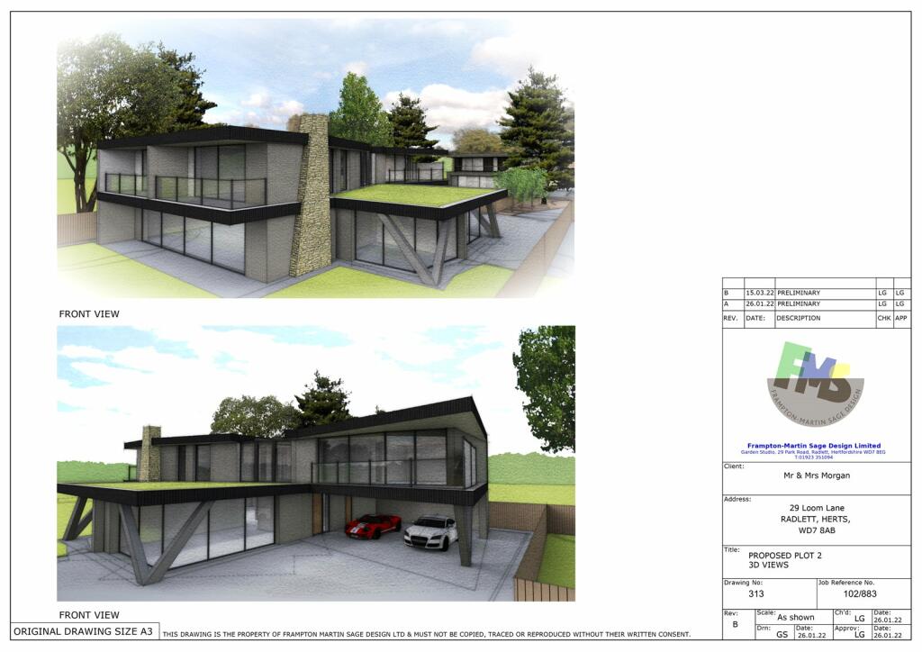 Land for sale in Loom Lane, Radlett, Hertfordshire, WD7