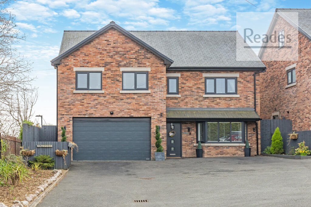 5 bedroom detached house for sale in Village Road, Northop Hall CH7 6, CH7