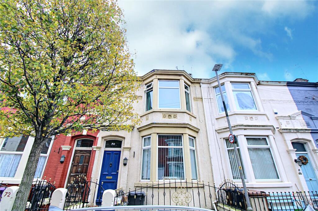 3 bedroom terraced house for sale in Wadham Road, Bootle, Merseyside, L20
