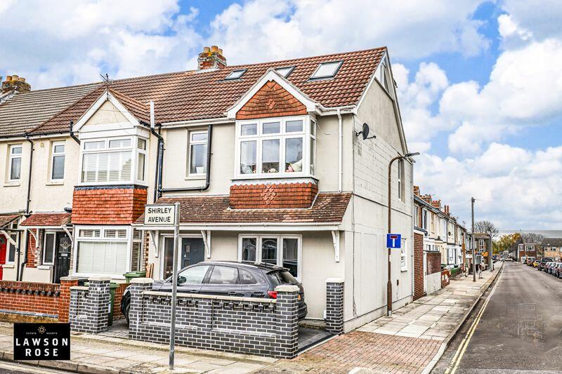 4 bedroom end of terrace house for sale in Shirley Avenue, Southsea, PO4