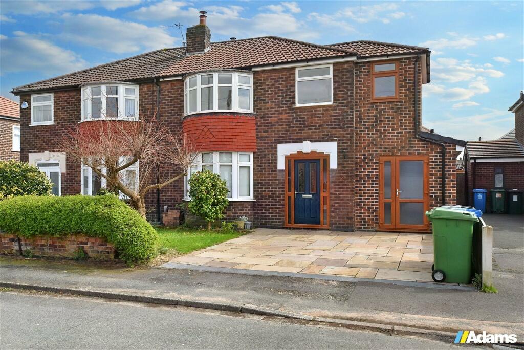 3 bedroom semi-detached house for sale in Derwent Road, Warrington, Cheshire, WA4