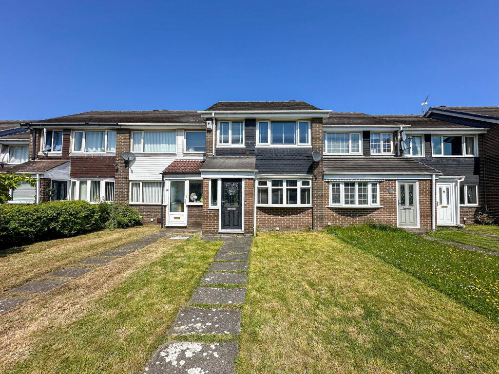 3 bedroom terraced house for sale in Brookland Drive, Killingworth, Newcastle upon Tyne, NE12