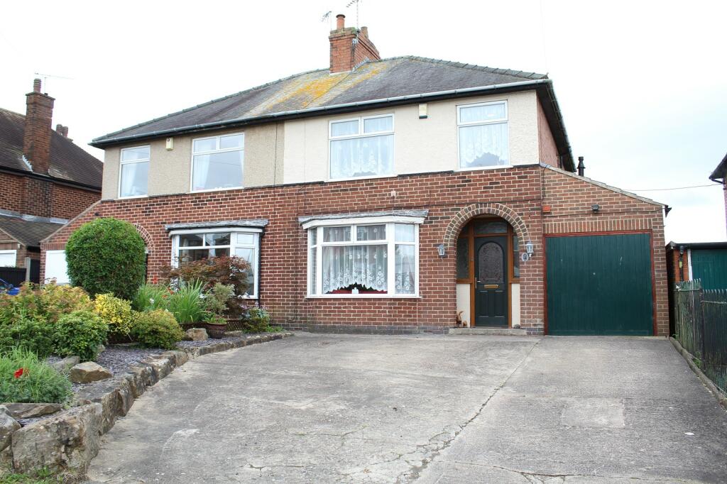 3 bedroom semidetached house for sale in Hallfieldgate Lane, Shirland, Derbyshire. DE55 6AA, DE55