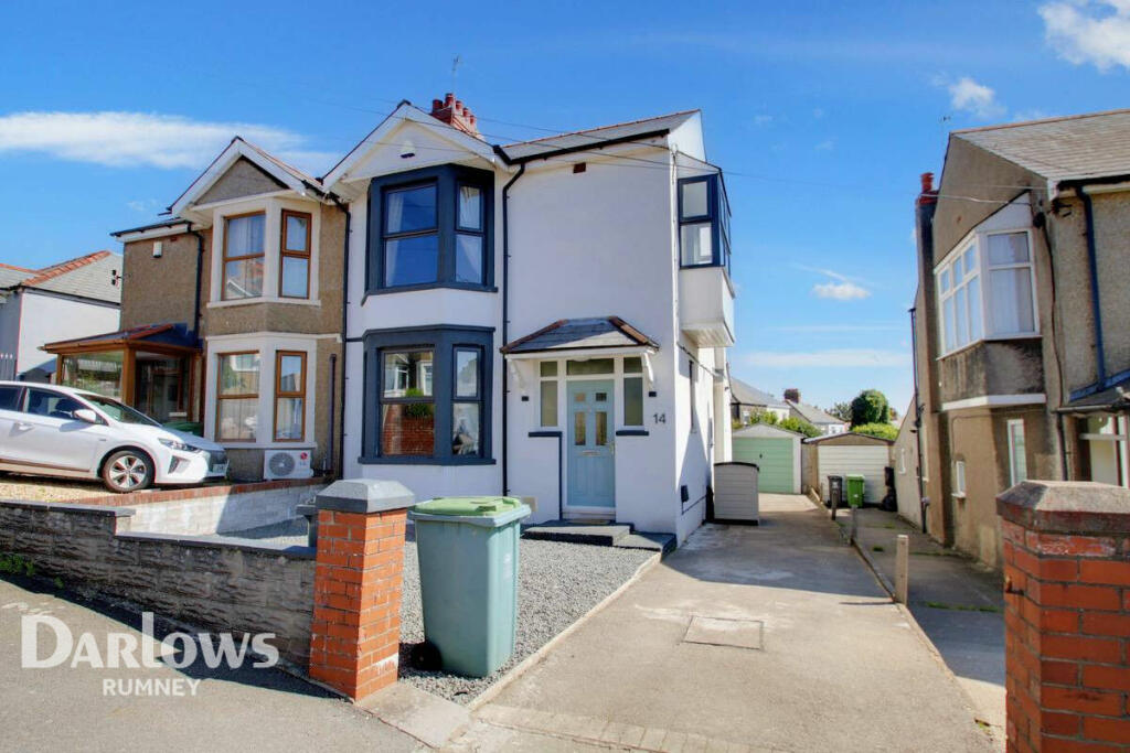 3 bedroom semidetached house for sale in Uplands Road, Cardiff, CF3