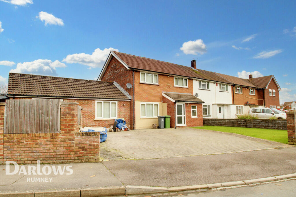 3 bedroom end of terrace house for sale in Dickens Avenue, Cardiff, CF3
