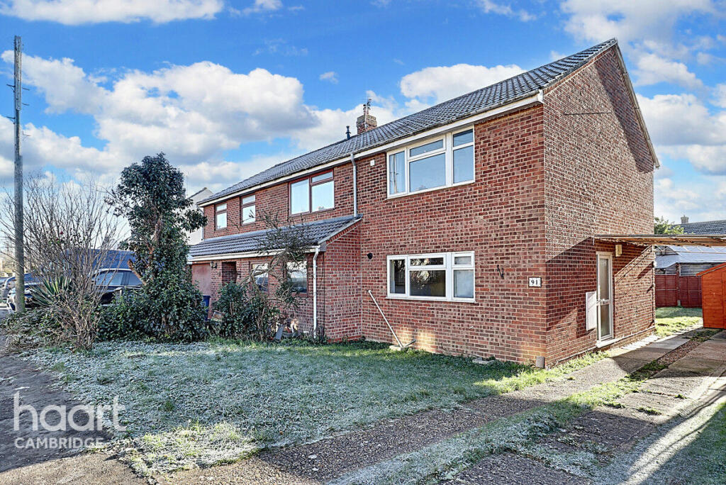 2 bedroom semidetached house for sale in New Road, Sawston, CB22