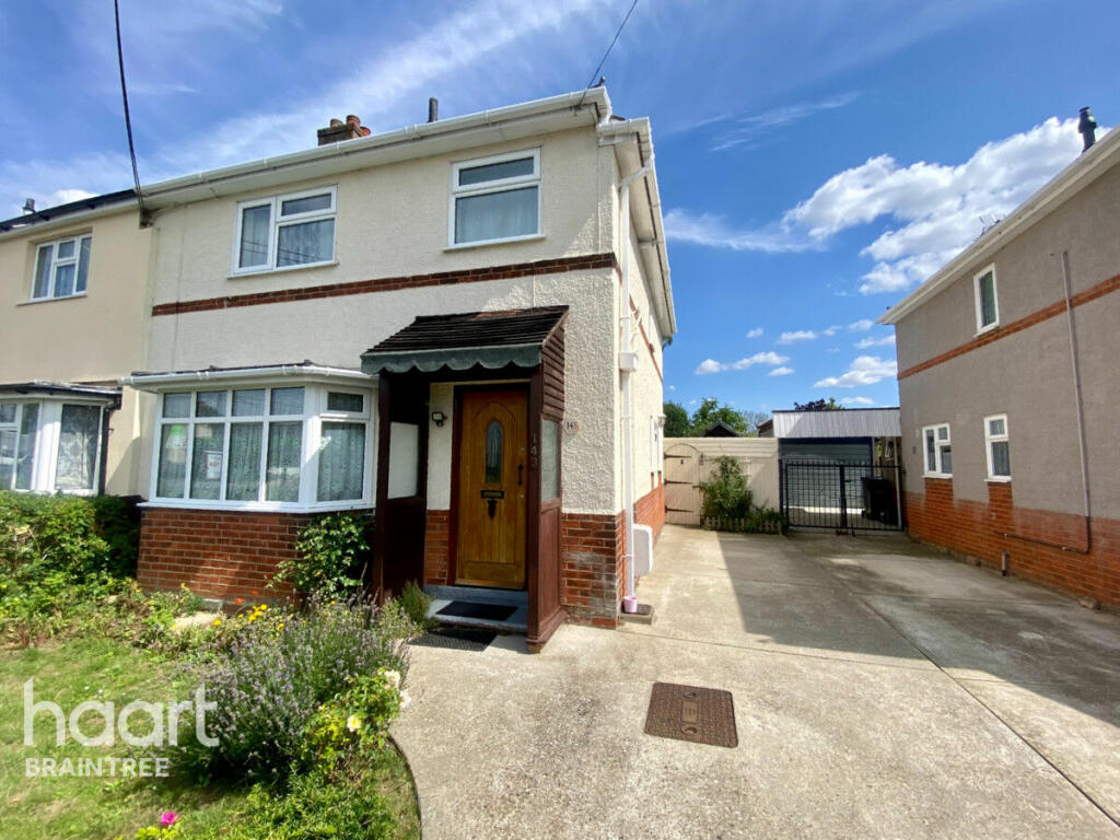 3 bedroom semidetached house for sale in Cressing Road, Braintree, CM7