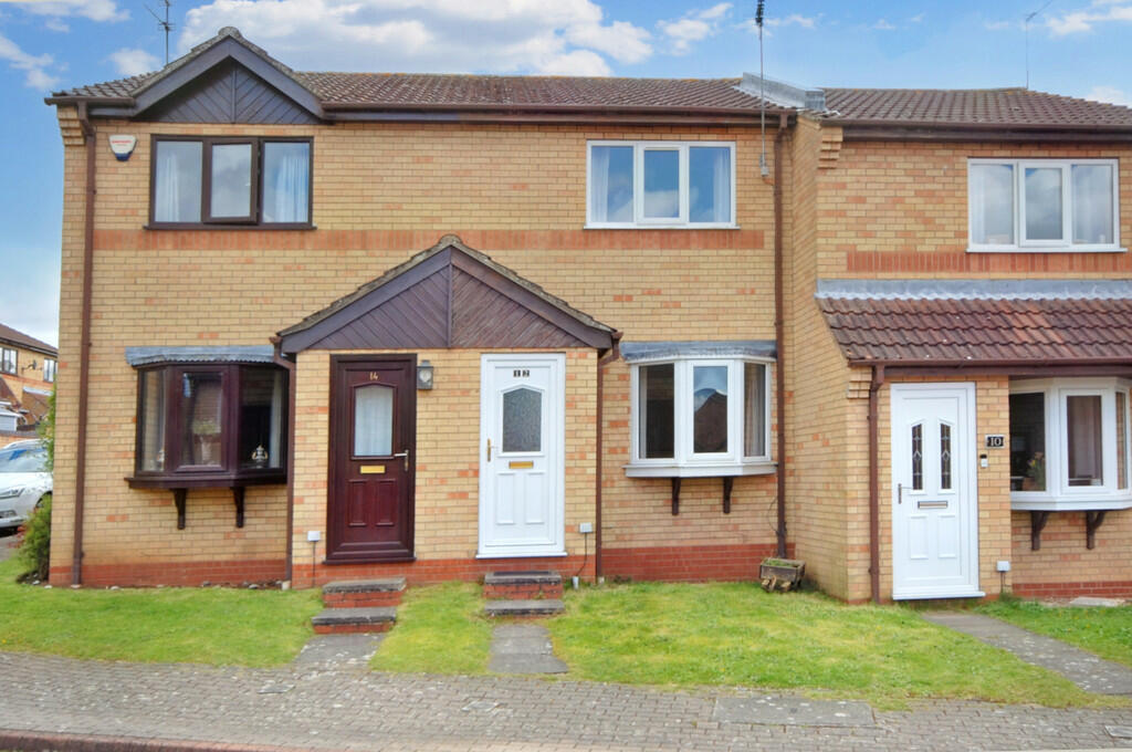2 bedroom terraced house for sale in Mallard Drive, Caistor LN7 6SA, LN7