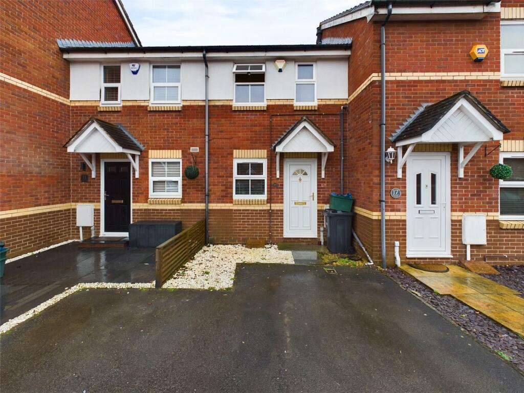 2 bedroom terraced house for sale in Huntley Close, Abbeymead, Gloucester, Gloucestershire, GL4