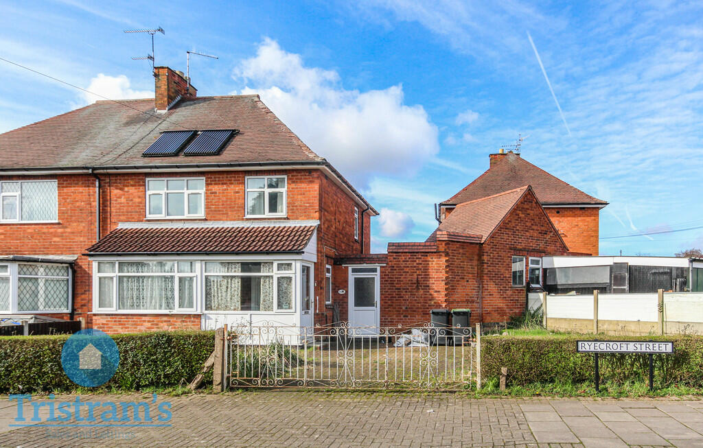 3 bedroom semidetached house for sale in Ryecroft Street, Stapleford, NG9