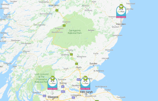 EweMove, Covering Scotlandbranch details