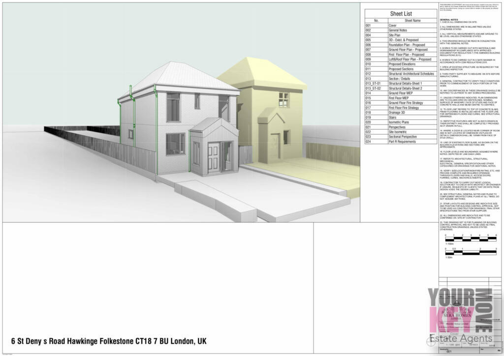 3 bedroom detached house for sale in St. Denys Road, Hawkinge