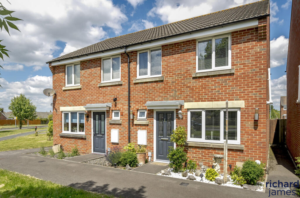 3 bedroom semi-detached house for sale in Worthington Close, Nythe, Swindon, Wiltshire, SN3